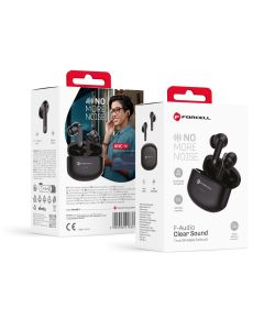 FORCELL F-AUDIO Clear Sound wireless earphones bluetooth TWS black