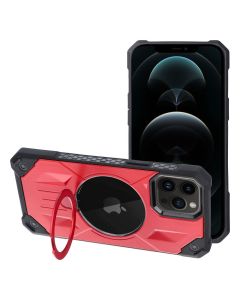 ARMOR MAG COVER case compatible with MagSafe for IPHONE 12 Pro Max red
