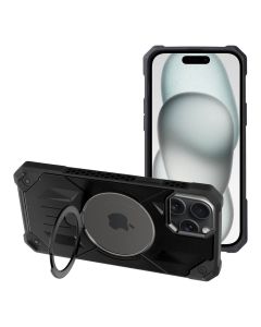 ARMOR MAG COVER case compatible with MagSafe for IPHONE 15 Plus black