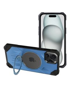 ARMOR MAG COVER case compatible with MagSafe for IPHONE 15 Plus blue