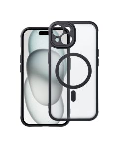 FULL MATTE MAG COVER case compatible with MagSafe for IPHONE 15 black