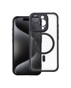 FULL MATTE MAG COVER case compatible with MagSafe for IPHONE 15 Pro black