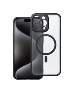 FULL MATTE MAG COVER case compatible with MagSafe for IPHONE 15 Pro Max black