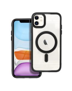 COLOR EDGE MAG COVER case compatible with MagSafe for IPHONE 11 black