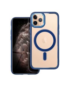 COLOR EDGE MAG COVER case compatible with MagSafe for IPHONE 11 Pro navy blue