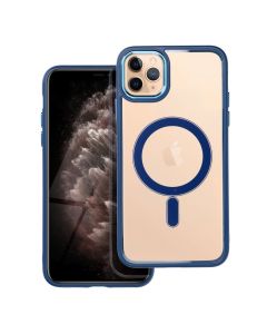 COLOR EDGE MAG COVER case compatible with MagSafe for IPHONE 11 Pro Max navy blue