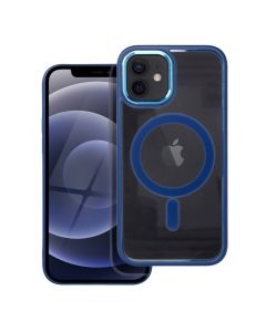 COLOR EDGE MAG COVER case compatible with MagSafe for IPHONE 12 / 12 Pro navy blue