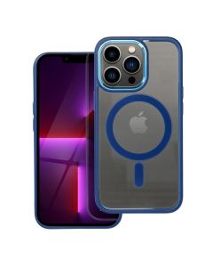 COLOR EDGE MAG COVER case compatible with MagSafe for IPHONE 13 Pro navy blue