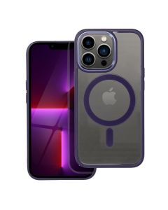 COLOR EDGE MAG COVER case compatible with MagSafe for IPHONE 13 Pro deep purple