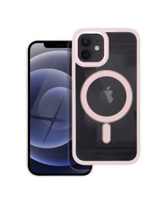 COLOR EDGE MAG COVER case compatible with MagSafe for IPHONE 12 / 12 Pro pink