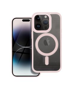 COLOR EDGE MAG COVER case compatible with MagSafe for IPHONE 14 Pro pink
