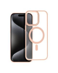 MATTE MAG COVER case compatible with MagSafe for IPHONE 15 Pro Max pink