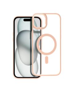 MATTE MAG COVER case compatible with MagSafe for IPHONE 15 Plus pink
