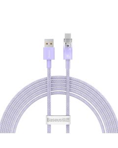 BASEUS cable USB A to Type C PD 100W Explorer CATS010505 2 m purple