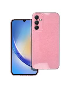 CLEAR CASE 2 mm BLINK for SAMSUNG A34 5G pink