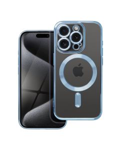 ELECTRO MAG COVER case compatible with MagSafe for IPHONE 15 Pro blue