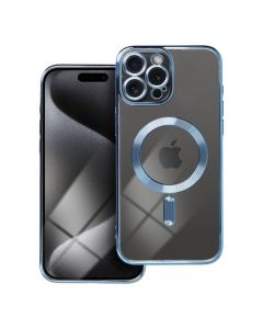 ELECTRO MAG COVER case compatible with MagSafe for IPHONE 15 Pro Max blue