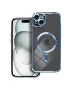 ELECTRO MAG COVER case compatible with MagSafe for IPHONE 15 Plus blue