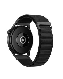 Strap to Samsung Galaxy Watch Forcell F-Design FS05 polyester fiber buckle 20 mm black