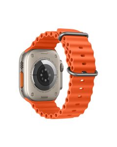 FORCELL F-DESIGN FA12 strap for APPLE Watch 42 / 44 / 45 / 49 mm orange