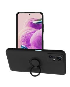 SILICONE RING case for XIAOMI Redmi Note 12S black