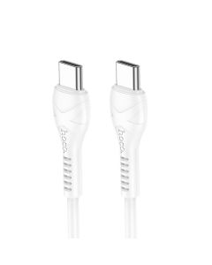 Cable USB C to USB C Hoco PD 60W 1 m X37 white