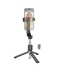 Selfie stick Hoco tripod with wireless remote control K20 black