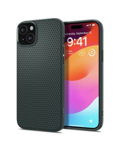 SPIGEN case LIQUID AIR for IPHONE 15 abyss green