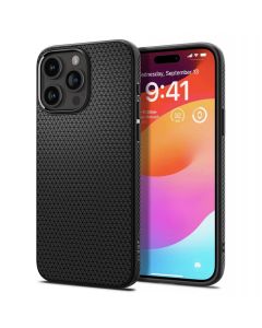 SPIGEN case LIQUID AIR for IPHONE 15 Pro matte black