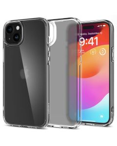 SPIGEN case ULTRA HYBRID for IPHONE 15 frost clear