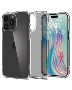 SPIGEN case ULTRA HYBRID for IPHONE 15 Pro frost clear