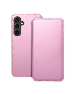 DUAL POCKET Book case for SAMSUNG S23 FE light pink