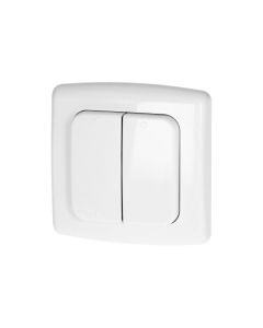 Switch with 2 channels and radio transmitter  used for wireless control of flush-mounted switches and sockets (OR-SH-1751)