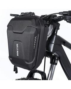 WILDMAN traveling bag for bike handlebars with zipper E8 3L black