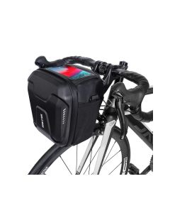 WILDMAN traveling bag for bike handlebars with zipper WILDMAN GS9 3L vlack