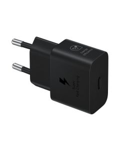 SAMSUNG original charger Type C PD 3A 25W GaN EP-T2510NBEGEU black blister