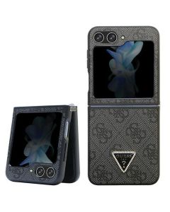 GUESS case for SAMSUNG Z Flip 5 GUHCZF5P4TDPK (4G Triangle Strass) black