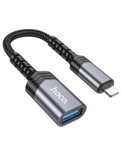 Adapter Lightning to USB A Hoco UA24 black
