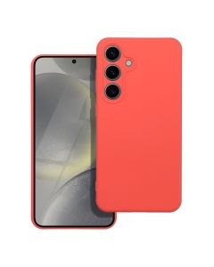 SILICONE case for SAMSUNG S24 peach