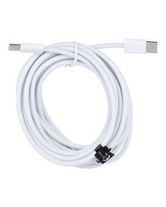 Cable Type C to Type C PD QC3.0 3A 30W HD26 3 m white