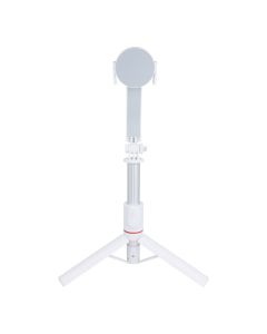 Selfie stick with wireless remote control tripod compatible with MagSafe SSTR-C09 white