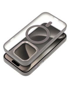 MATTE MAG COVER case compatible with MagSafe for IPHONE 15 Pro Max titanium