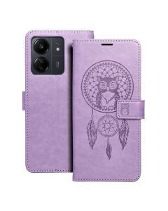 MEZZO Book case for XIAOMI Redmi 13C / POCO C65 dreamcatcher purple