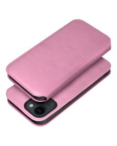DUAL POCKET Book case for SAMSUNG A55 light pink