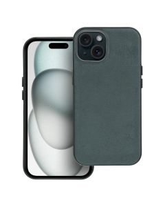 WOVEN MAG COVER case compatible with MagSafe for IPHONE 15 green