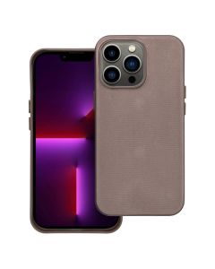 WOVEN MAG COVER case compatible with MagSafe for IPHONE 13 Pro light brown