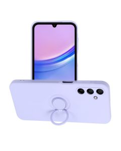 SILICONE RING case for SAMSUNG A15 5G / A15 4G violet