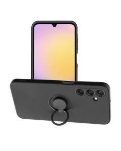SILICONE RING case for SAMSUNG A25 5G black