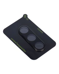 5D Full Glue Camera Tempered Glass - for Samsung Galaxy S24 Black