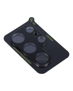 5D Full Glue Camera Tempered Glass - for Samsung Galaxy S24 Ultra Black